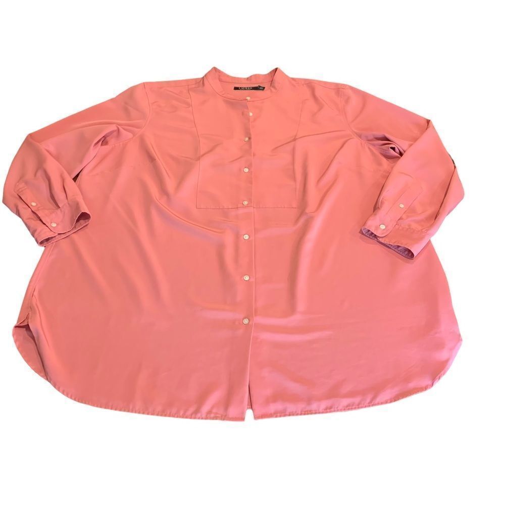 Lauren Ralph Lauren Plus Size Blouse Tunic 3X